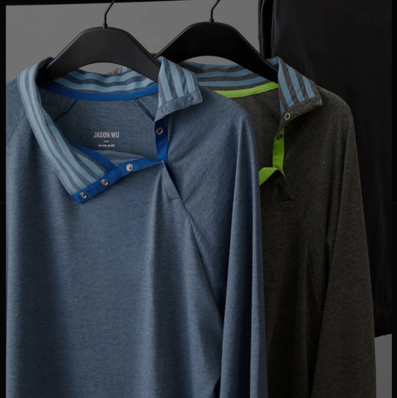 Jason Wu X Eva Air Unisex Pajama Blue Top Medium - Picture 3 of 10